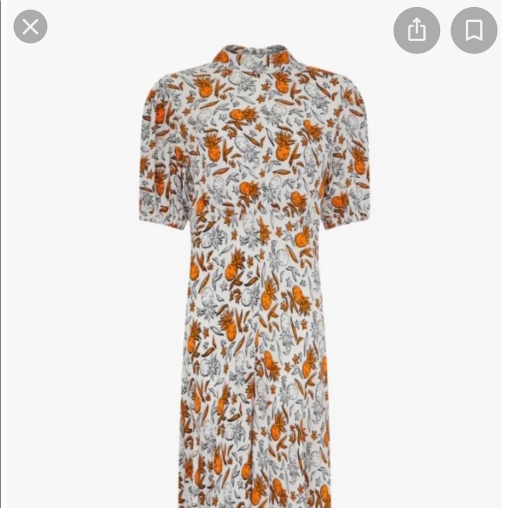 Ghost Luella pineapple dress